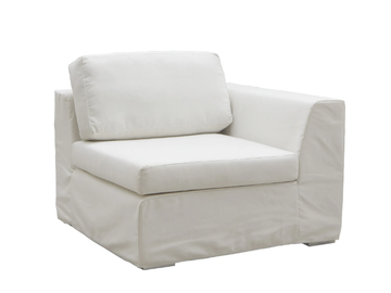 ZEFIRO - Sectional modular fabric garden sofa by Il Giardino di Legno - view 3